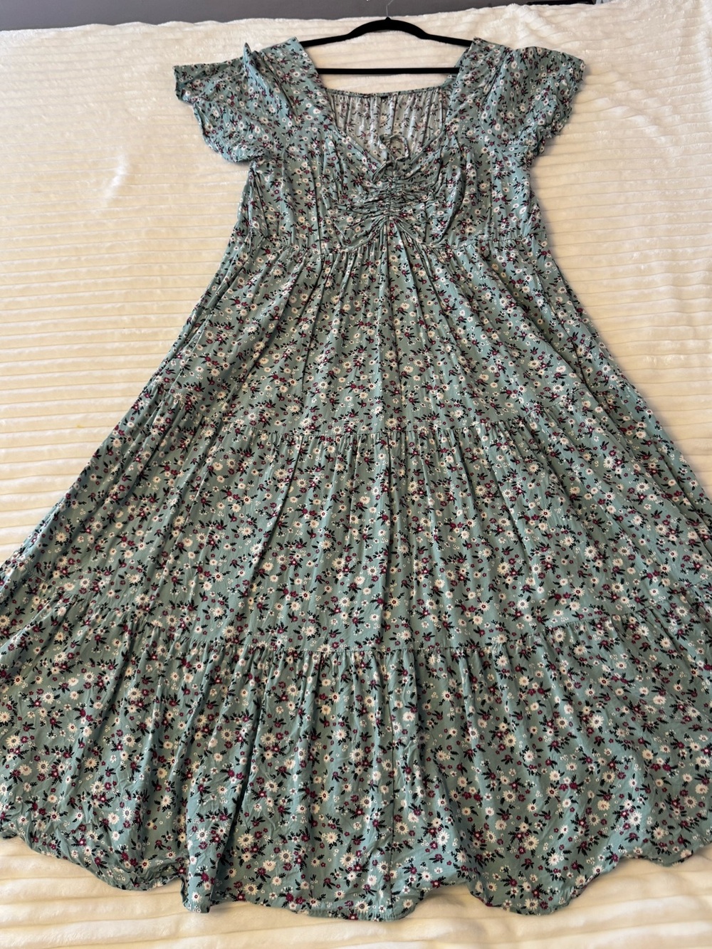 Floral Smocked Maxi Dress (With Pockets!)